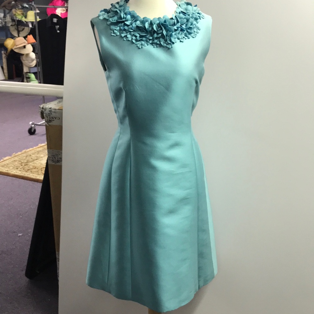 Aqua Catherine Regehr silk/wool dress size M NWT